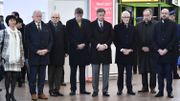 Le CEO de Brussels Airport Arnaud Feist était entouré de représentants du gouvernement fédéral. Le CEO de Brussels Airport Arnaud Feist était entouré de représentants du gouvernement fédéral.