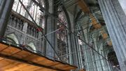 On prévoit encore 5 années de travaux à l'intérieur de l'édifice On prévoit encore 5 années de travaux à l'intérieur de l'édifice