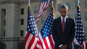 Le président américain Barack Obama au cours de la cérémonie d'hommage au Pentagone à Washington, DC ce 11 septembre 2016. Le président américain Barack Obama au cours de la cérémonie d'hommage au Pentagone à Washington, DC ce 11 septembre 2016.