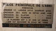 Les dimensions du bunker étaient réduites Les dimensions du bunker étaient réduites