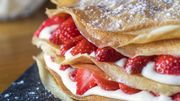Recette : mille-feuilles craquant aux fraises Recette : mille-feuilles craquant aux fraises