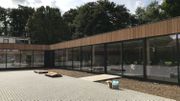 La nouvelle école uccloise a été construite en un temps record : 8 mois. Elle est toujours un peu en travaux pour aménager les finitions La nouvelle école uccloise a été construite en un temps record : 8 mois. Elle est toujours un peu en travaux pour aménager les finitions