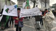 Des centaines d'Algériens manifestent à Bruxelles Des centaines d'Algériens manifestent à Bruxelles