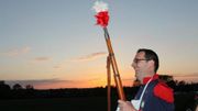 Un marcheur d'Hymiée, très accroché à son folklore Un marcheur d'Hymiée, très accroché à son folklore