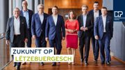« Un futur en luxembourgeois », slogan du parti libéral « Un futur en luxembourgeois », slogan du parti libéral