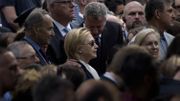 Les candidats à la présidentielle Hillary Clinton et Donald Trump assistaient à la cérémonie à Ground Zero à New York. Les candidats à la présidentielle Hillary Clinton et Donald Trump assistaient à la cérémonie à Ground Zero à New York.