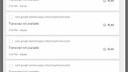 La liste des enregistrements La liste des enregistrements