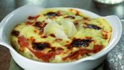 Recette : Gratin de chou-fleur au parmesan et jambon cru Recette : Gratin de chou-fleur au parmesan et jambon cru