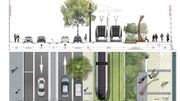 La répartition de l'espace sur les futurs quais réaménagés La répartition de l'espace sur les futurs quais réaménagés