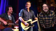 Bruce Springsteen rencontre Dave Grohl et Eddie Vedder Bruce Springsteen rencontre Dave Grohl et Eddie Vedder