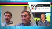 Eddy et Axel Merckx débriefent les Mondiaux: "le contre-la-montre a peut-être affaibli un peu Van Aert" Eddy et Axel Merckx débriefent les Mondiaux: "le contre-la-montre a peut-être affaibli un peu Van Aert"