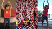 Les Diables rouges, les Red Flames et leurs supporters lancent une ola virtuelle pour le personnel soignant Les Diables rouges, les Red Flames et leurs supporters lancent une ola virtuelle pour le personnel soignant
