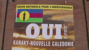 Une affiche du FLNKS en faveur du "oui" à l'indépendance Une affiche du FLNKS en faveur du "oui" à l'indépendance