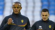 Vincent Kompany et Thomas Vermaelen Vincent Kompany et Thomas Vermaelen