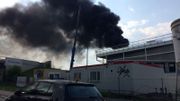 Louvain-la-Neuve: gros incendie sur le chantier de la nouvelle piste d'athlétisme Louvain-la-Neuve: gros incendie sur le chantier de la nouvelle piste d'athlétisme