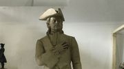 La statue de Pierre le Grand à Liège, avant son installation. La statue de Pierre le Grand à Liège, avant son installation.