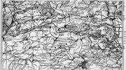 Carte du front de la bataille de Verdun, en 1916 Carte du front de la bataille de Verdun, en 1916
