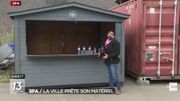A Spa, 8 chalets utilisés pour le village de Noël sont mis à la disposition des restaurateurs et cafetiers de la ville. A Spa, 8 chalets utilisés pour le village de Noël sont mis à la disposition des restaurateurs et cafetiers de la ville.