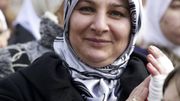 Une femme portant le hijab à Gand. Une femme portant le hijab à Gand.