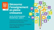 Découvrez l'enseignement en pleine croissance pendant les EDUC Days (21>23/11) Découvrez l'enseignement en pleine croissance pendant les EDUC Days (21>23/11)