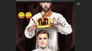 Quand Griezmann est couronné roi par Sergio Ramos Quand Griezmann est couronné roi par Sergio Ramos