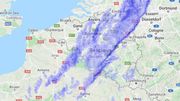 La ligne d'averse qui matérialise le front froid La ligne d'averse qui matérialise le front froid