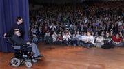 Stephen Hawking à la KUL de Louvain le 25/10/2011 Stephen Hawking à la KUL de Louvain le 25/10/2011