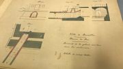 Les plan de la Maison du Roi datant du 19e siècle Les plan de la Maison du Roi datant du 19e siècle