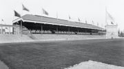 JO Anvers 1920, Sites Olympiques - Vues du stade olympique, la tribune. JO Anvers 1920, Sites Olympiques - Vues du stade olympique, la tribune.