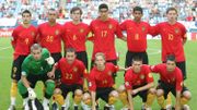 Les Espoirs en 2007, lors du match contre la Serbie Les Espoirs en 2007, lors du match contre la Serbie