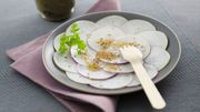 Recette : Carpaccio de navets au sésame Recette : Carpaccio de navets au sésame