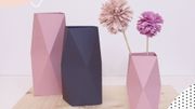 Fais-le! : un vase en origami pour les fêtes Fais-le! : un vase en origami pour les fêtes