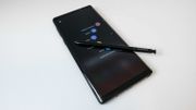  The Galaxy Note 9, accompanied by his loyal companion: the S Pen 