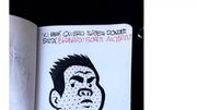 Le disparu Bernardo Florez Alcarz, 21 ans (Dessin de Bef) Le disparu Bernardo Florez Alcarz, 21 ans (Dessin de Bef)