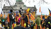 Manifestation pour l'indépendance catalane: 45.000 personnes dans les rues de Bruxelles Manifestation pour l'indépendance catalane: 45.000 personnes dans les rues de Bruxelles