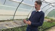 Laurent Dorchy, formateur en maraichage biologique apprend le smart farming à ses étudiants Laurent Dorchy, formateur en maraichage biologique apprend le smart farming à ses étudiants