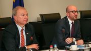 Le directeur de l'OCAM, André Vandoren, aux côtés du Premier ministre Charles Michel, le 9 février 2015 à Bruxelles. Le directeur de l'OCAM, André Vandoren, aux côtés du Premier ministre Charles Michel, le 9 février 2015 à Bruxelles.