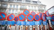 Premier jour du piétonnier bruxellois: piétons rois, automobilistes dans l'embarras Premier jour du piétonnier bruxellois: piétons rois, automobilistes dans l'embarras