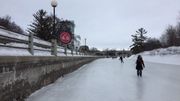 Tout au long du parcours, des panneaux indiquent le kilométrage parcouru Tout au long du parcours, des panneaux indiquent le kilométrage parcouru
