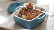 Recette: Crumble minute aux fruits d'automne et spéculoos Recette: Crumble minute aux fruits d'automne et spéculoos