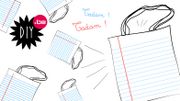 Simple à faire et super pratique : un tote bag ligné Simple à faire et super pratique : un tote bag ligné