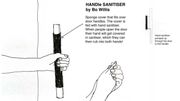 "Handle Sanitiser" et "Sanitiser Walls" de Bo Willis "Handle Sanitiser" et "Sanitiser Walls" de Bo Willis