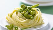 Tagliatelles with green vegetables Tagliatelles with green vegetables