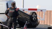 L'Audi A3 utilisée par le commando à Cambrils, le vendredi 18 août 2017 L'Audi A3 utilisée par le commando à Cambrils, le vendredi 18 août 2017