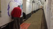 Les murs ont notamment été recouverts de tags et graffitis. Les murs ont notamment été recouverts de tags et graffitis.