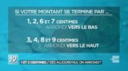 Depuis le 1er décembre, on arrondit. Depuis le 1er décembre, on arrondit.
