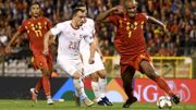 Shaqiri et Kompany lors de Belgique-Suisse en Ligue des Nations Shaqiri et Kompany lors de Belgique-Suisse en Ligue des Nations