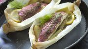 Recette : papillote de rouget au fenouil croquant Recette : papillote de rouget au fenouil croquant