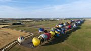 Record du monde de montgolfières en ligne en Lorraine Record du monde de montgolfières en ligne en Lorraine