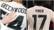 La différence de typographie entre le maillot de Greenwood et celui de Fred La différence de typographie entre le maillot de Greenwood et celui de Fred